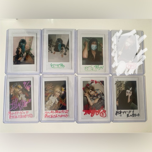 Visual kei Chekis / Polaroids Japanese rock metal LOT of visual kei merch!! - Picture 2 of 3